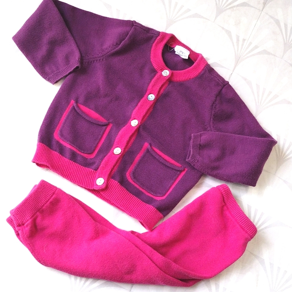 Egg cotton knit set